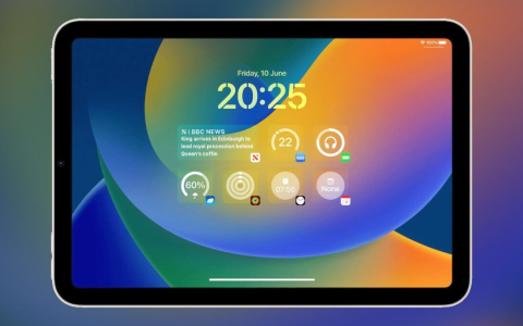 iPadOS 17 锁定画面将增加6项特色，与iPhone一样可以定制