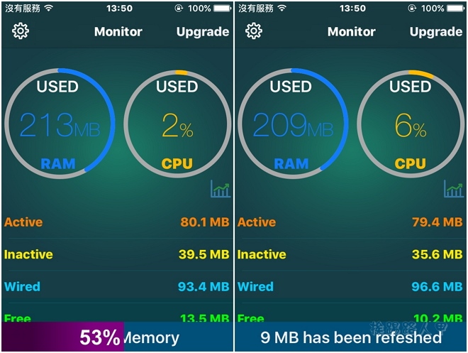 觉得 iPhone/iPad 越跑越慢吗？ 免费AutoFreeRam帮你一键释放内存