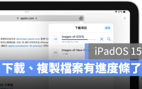 iPadOS 越来越像macOS，下载、传输文件也有进度条了