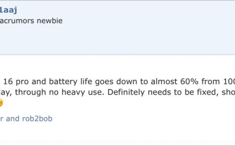 iPhone 16 出现掉电过快问题? 许多用户反应待机时也严重耗电