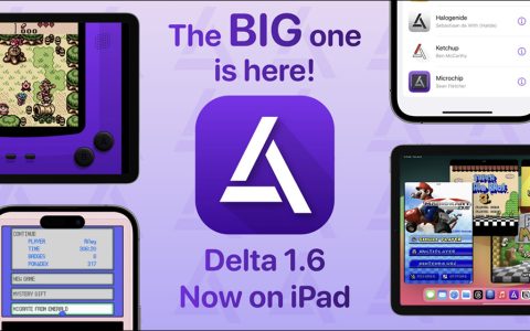 Delta 游戏模拟器终于支援 iPadOS！经典掌上游戏机变大了，Game Boy、NES、SNES、N64、NDS、DS 等主机在 iPad 也能玩