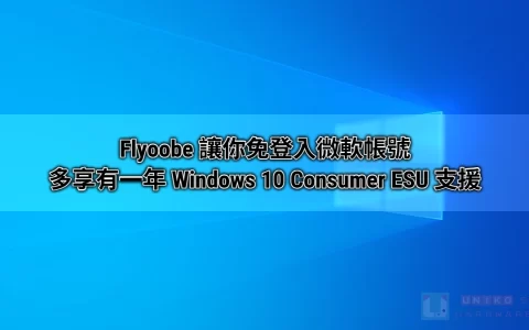 Flyoobe 发布 1.4 版，新增 Windows 10 ESU 延长更新功能