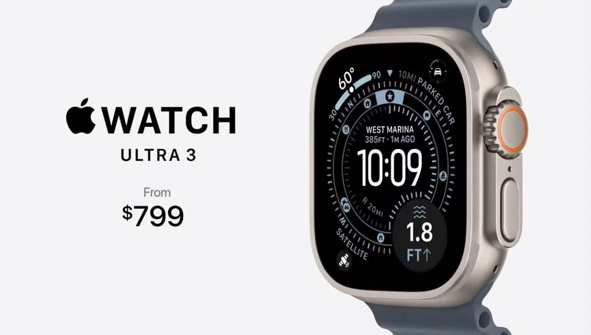 Apple Watch Ultra 3 正式推出！ 屏幕更大、支持5G网络、续航最长42小时