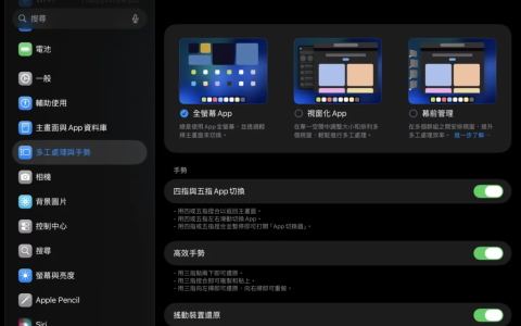 iPadOS 26 窗口化作技巧